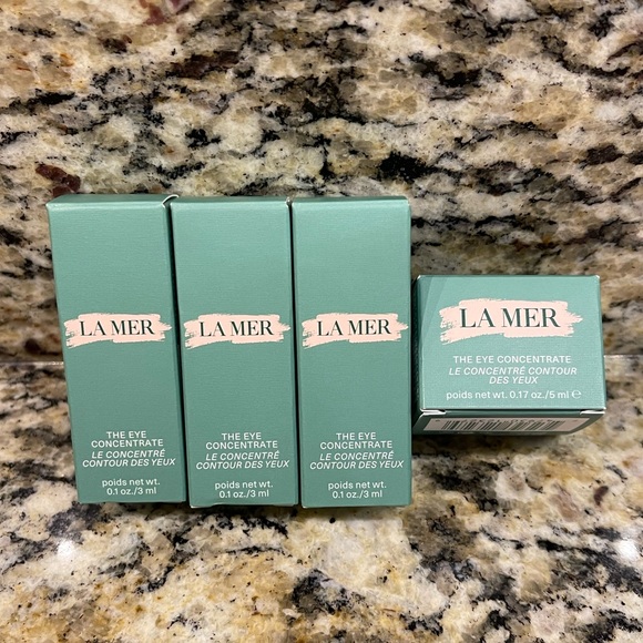 Skincare New La Mer Eye Concentrate Deluxe Tubes Jar Fresh Poshmark